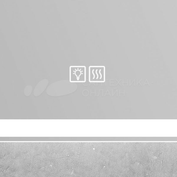 Зеркало BelBagno SPC-GRT-1400-800-LED-TCH-WARM с подсветкой