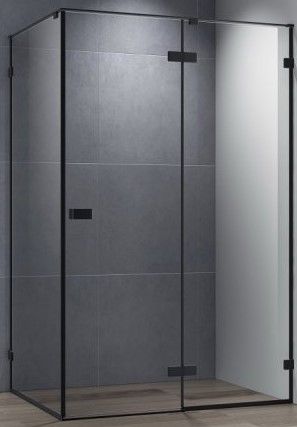 Душевой уголок Cezares Bellagio 120x80см чёрный BELLAGIO-AH-1-120/80-C-NERO