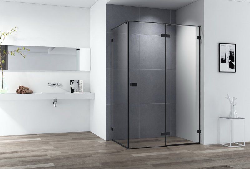 Душевой уголок Cezares Bellagio 120x80см чёрный BELLAGIO-AH-1-120/80-C-NERO