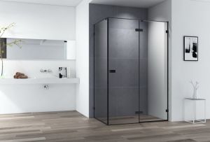 Душевой уголок Cezares Bellagio 140x90см чёрный BELLAGIO-AH-1-140/90-C-NERO