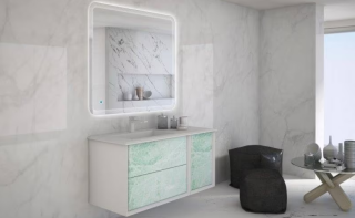 Шкафчик под раковину Cezares Bellagio 54891 35x48 см Green Stone