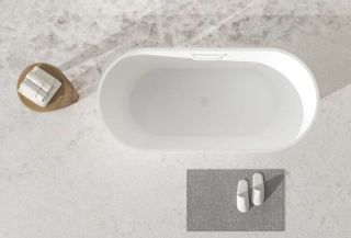 Ванна из искусственного камня Cezares Комфорт (Comfort) CZR-COMFORT-170-75-53-SSB-HND 170x75 см