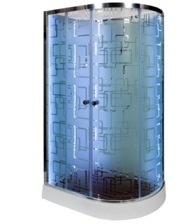 Душевая кабина Deto ЕМ1512 L N LED 120х80х208 см Душевая кабина Deto ЕМ1512 L N LED 120х80х208 см
