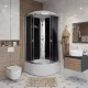 Душевая кабина Niagara Eco E80/40/TN 80x80 см профиль хром стекло тонированное