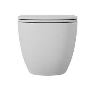 Унитаз подвесной D&K Matrix DT1396516 безободковый смыв торнадо белый Унитаз подвесной D&K Matrix DT1396516 безободковый смыв торнадо белый