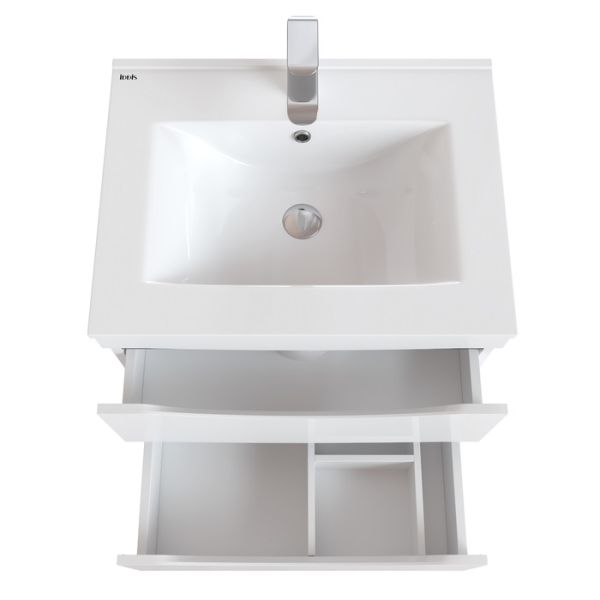 Тумба с раковиной IDDIS Cloud 60см белый CLO60WFi95