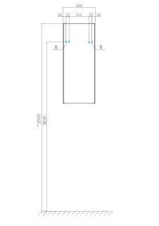 Шкаф Акватон Асти белый/ясень шимо 1A262903AX010 Шкаф Акватон Асти белый/ясень шимо 1A262903AX010