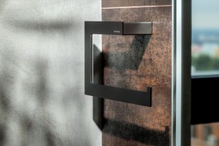 Полотенцедержатель Boheme Qubic 10725-GM графит матовый