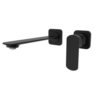 Смеситель для раковины AQUAme Monza AQM6315MB чёрный матовый