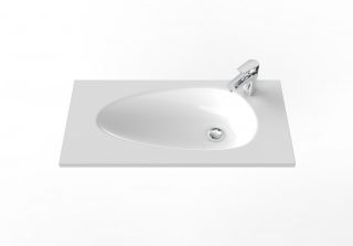 Мебельная раковина Roca Pluma ZRU9310299 80 см белый