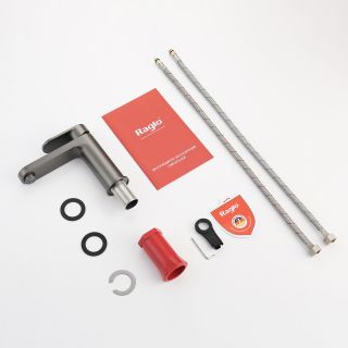 Смеситель для раковины Raglo R50.10.09 графит Смеситель для раковины Raglo R50.10.09 графит