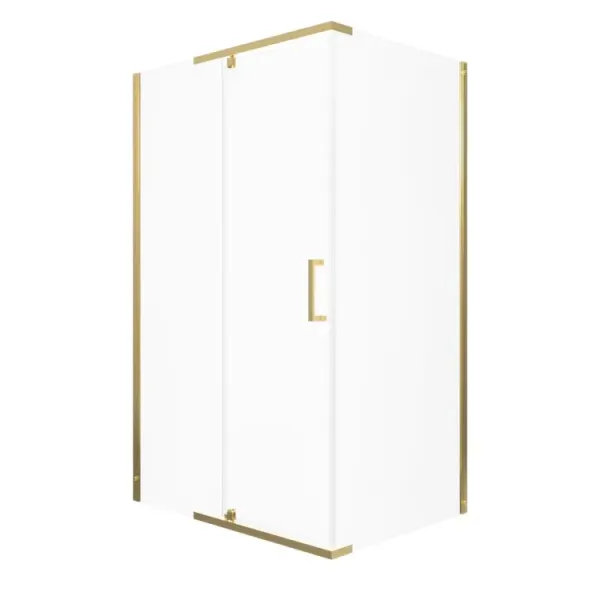 Душевой уголок Triton Терра-Голд Щ0000073934 120x90 см профиль золото стекло прозрачное