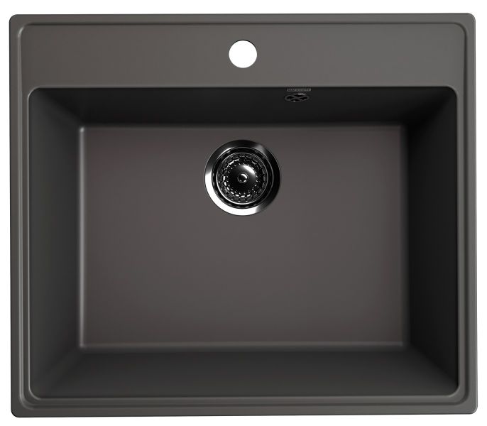 Кухонная мойка Ulgran Quartz Forte 580-09 асфальт