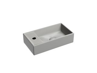 Раковина подвесная Ceramicanova Элемент (Element) CN6051RMH 40 см антрацит матовый