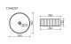 Раковина Ceramicanova Элемент (Element) CN6057 36 см белый
