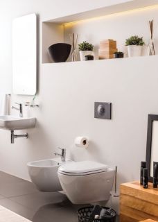 Подвесное биде Creavit Free FE510-00CB00E-0000 белый