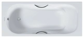 Чугунная ванна Aquatek Гамма AQ8050FH-00 150x75см белый