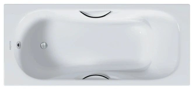 Чугунная ванна Aquatek Гамма AQ8070FH-00 170x75см белый