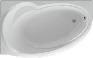 Акриловая ванна Aquatek Бетта BET160-0000027 160х97 см левая с фронтальным экраном сборно-разборный сварной каркас