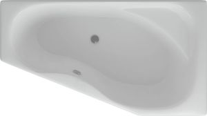 Акриловая ванна Aquatek Медея MED180-0000038 170х95 см правая с фронтальным экраном вклеенный цельносварной металлический каркас