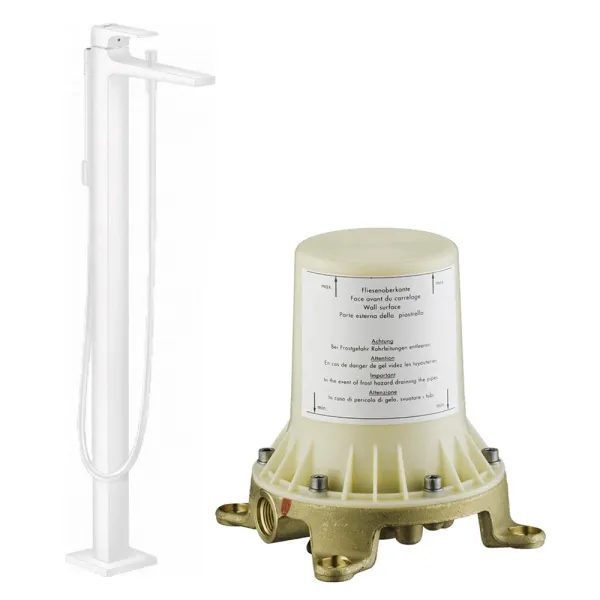 Смеситель для ванны Hansgrohe Metropol 32532700S белый