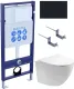 Комплект SET AQUATEK ЕВРОПА T KDI12 унитаз с инсталляцией кнопкой и сиденьем
