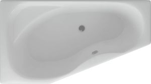 Акриловая ванна Aquatek Медея MED180-0000037 170х95 см левая с фронтальным экраном вклеенный цельносварной металлический каркас