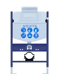 Комплект SET AQUATEK ЛИБРА T-TDI002 унитаз с инсталляцией кнопкой и сиденьем микролифт