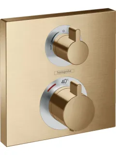 Смеситель для душа Hansgrohe Ecostat Square 15714140S бронза Смеситель для душа Hansgrohe Ecostat Square 15714140S бронза
