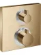 Смеситель для душа Hansgrohe Ecostat Square 15714140S бронза Смеситель для душа Hansgrohe Ecostat Square 15714140S бронза