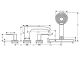 Смеситель Hansgrohe Vivenis 75444000 на борт ванны