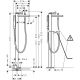 Смеситель для ванны Hansgrohe Finoris 76445000 напольный