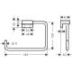 Полотенцедержатель Hansgrohe AddStoris 41754670