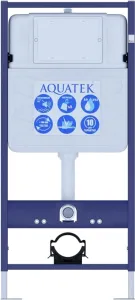 Комплект SET AQUATEK ЕВРОПА T KDI12 унитаз с инсталляцией кнопкой и сиденьем