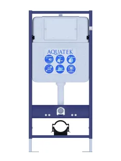 Комплект SET AQUATEK ЛИБРА T унитаз с инсталляцией и сиденьем микролифт