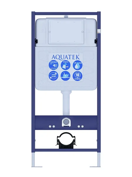 Комплект SET AQUATEK ЛИБРА T унитаз с инсталляцией и сиденьем микролифт
