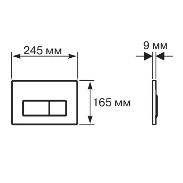 Комплект SET AQUATEK МИЯ-MB-025 4в1 унитаз с инсталляцией кнопкой и сиденьем микролифт