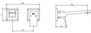 Смеситель для раковины E.C.A. Tiera 102167605EX-KK хром
