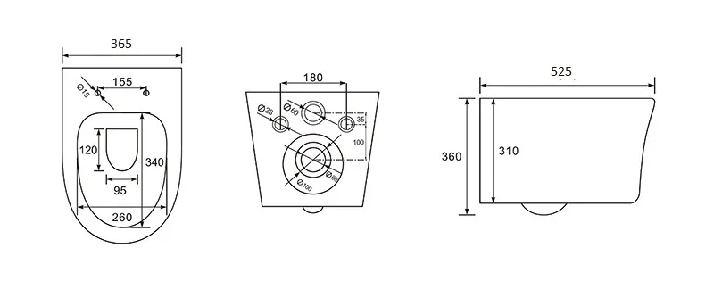 Комплект SET AQUATEK НИКА-019 4в1 унитаз с инсталляцией кнопкой и сиденьем микролифт