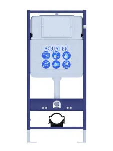 Комплект SET AQUATEK СИРИУС унитаз с инсталляцией и сиденьем микролифт