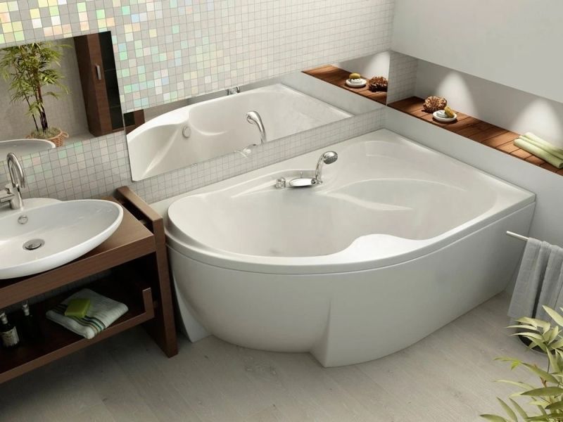 Акриловая ванна Aquatek Вега VEG170-0000083 170х105 см правая с фронтальным экраном сборно-разборный сварной каркас