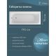 Ванна чугунная Delice Biove DLR220509RB 170х70 с черными матовыми ручками