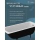 Ванна чугунная Delice Biove DLR220509RB 170х70 с черными матовыми ручками