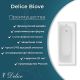 Ванна чугунная Delice Biove DLR220509RB 170х70 с черными матовыми ручками