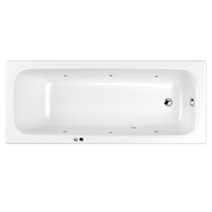 Гидромассажная ванна WHITECROSS Vibe 0105.170070.100.SOFT.CR 170x70 см Soft хром