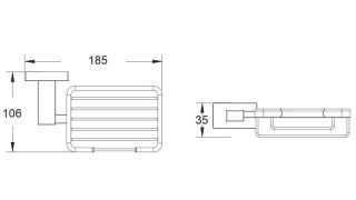Мыльница Shevanik SG5604C белый Мыльница Shevanik SG5604C белый