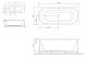 Акриловая ванна Am.pm Bliss L W53A-180-080W-ARB 180x80 см