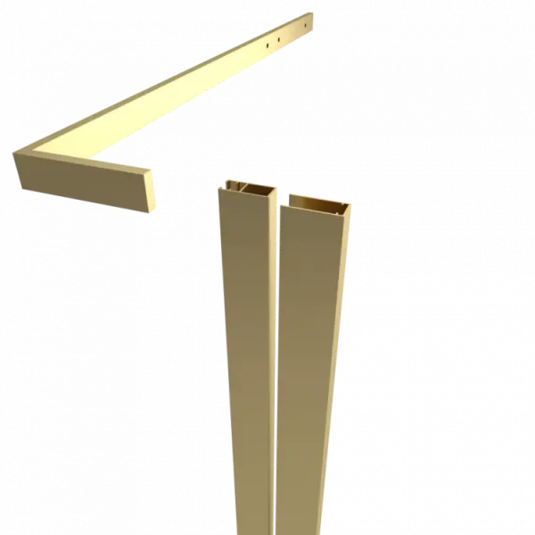 Душевой уголок Triton Терра-Голд Щ0000073934 120x90 см профиль золото стекло прозрачное