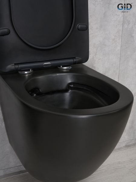 Унитаз подвесной Gid Bm2198 62226Y черный матовый 49x36x35.5