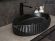 Раковина Gid Bm888 53358 накладная черная матовая 60x38.5x13.5